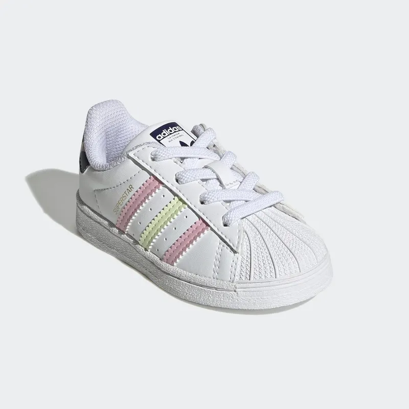 adidas Superstar Cloud White / Almost Lime / True Pink (GY3332)