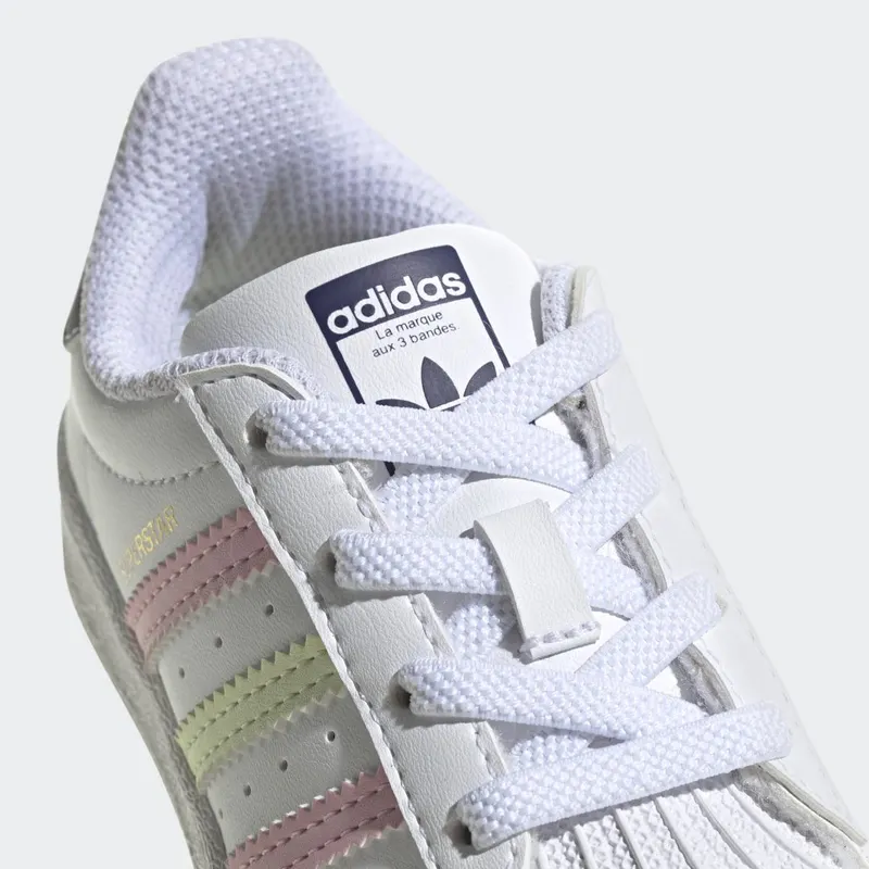 adidas Superstar Cloud White / Almost Lime / True Pink (GY3332)