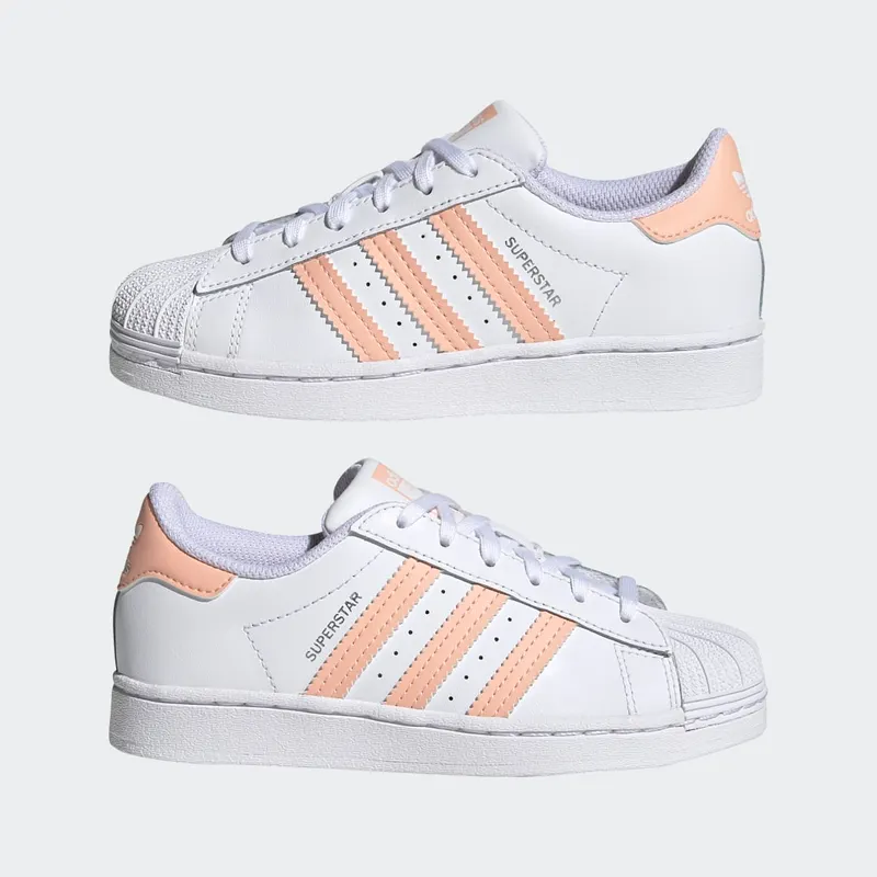 adidas Superstar Cloud White / Haze Coral / Cloud White (GZ2885)