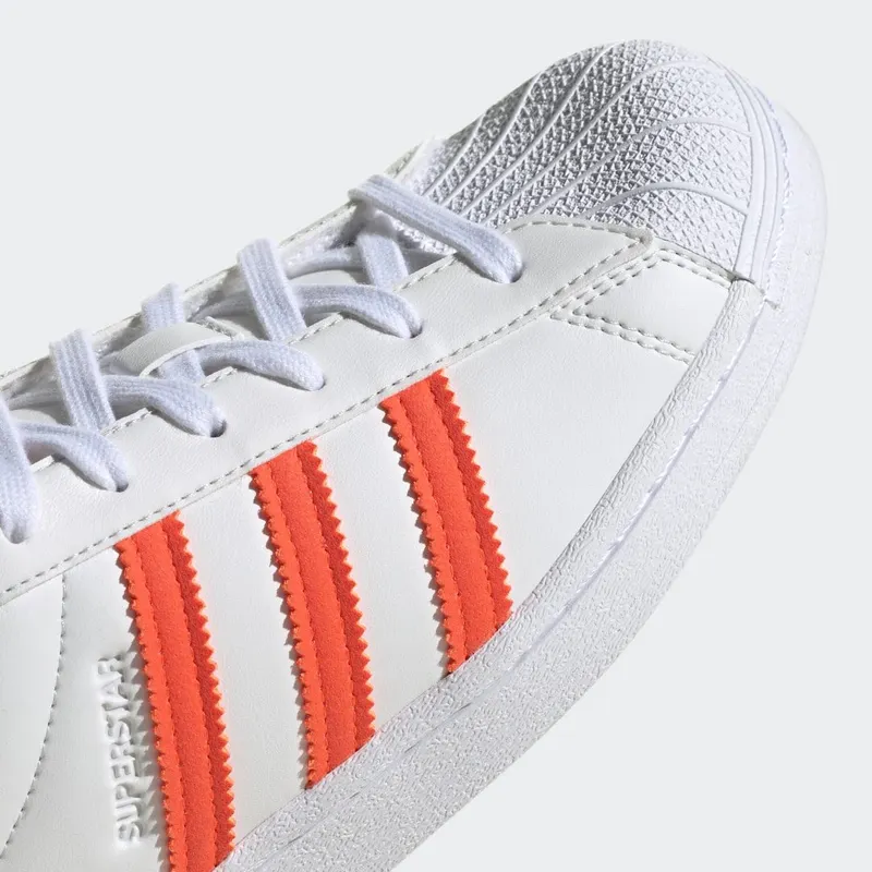 adidas Superstar Crystal White / Solar Red / Grey Two (GZ3451)