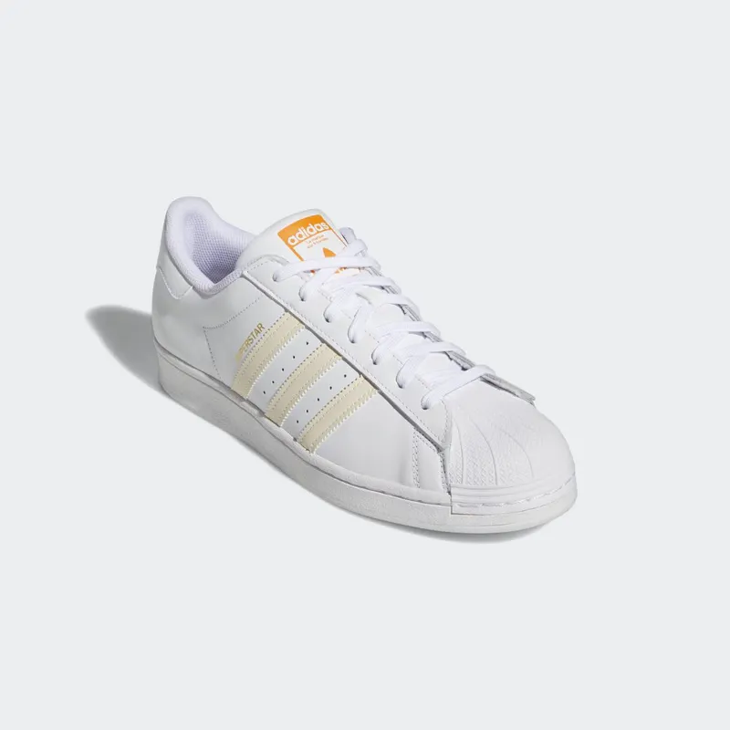 adidas Superstar Cloud White / Ecru Tint / Orange Rush (GZ3737)