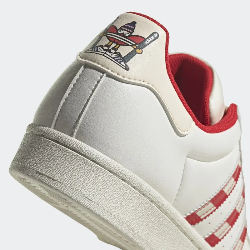 adidas Superstar Cloud White / Off White / Vivid Red (GZ4715)