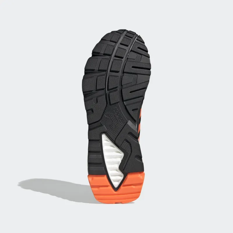 adidas ZX 1K Boost Core Black / Solar Orange / Silver Metallic (H00428)