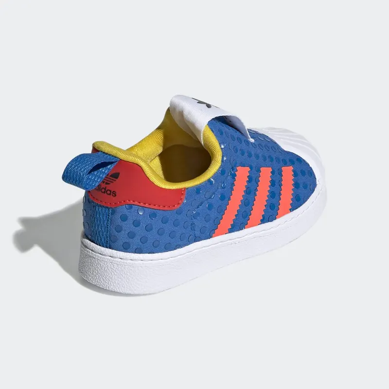 adidas adidas Superstar 360 x LEGOÂ® Shock Blue / Bold Orange / Eqt Yellow (H02731)