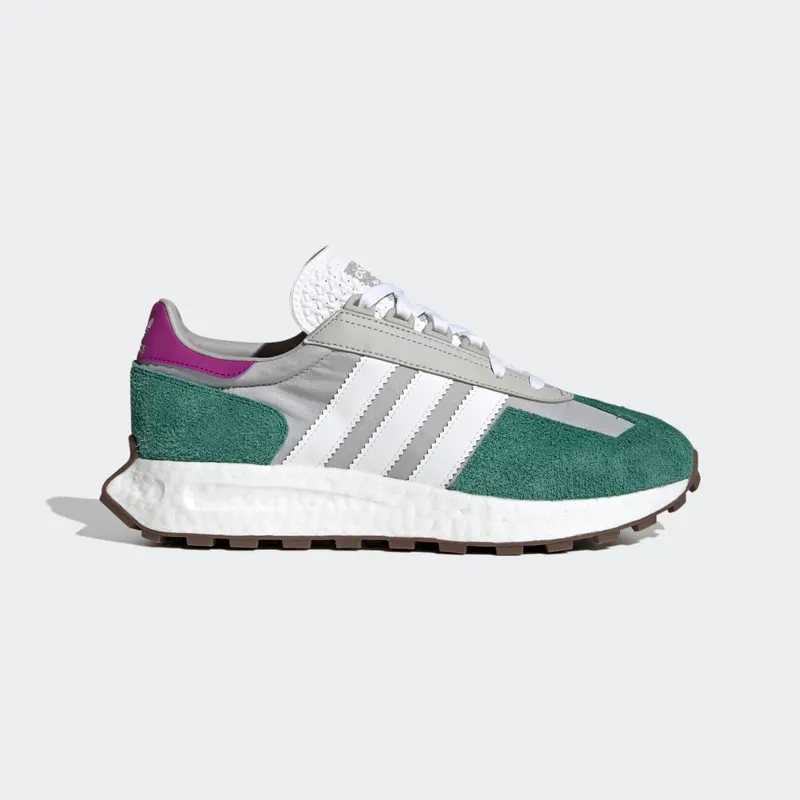 adidas Retropy E5 Grey Two / Cloud White / Collegiate Green (H03076)