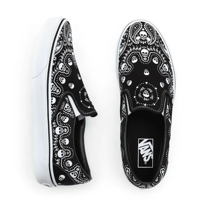 VANS Bandana Classic Slip-on Zwart (VN0A33TBD9S)