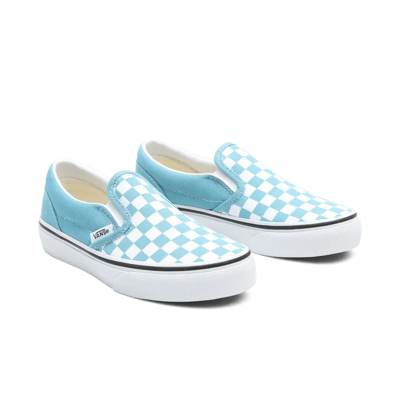 VANS Checkerboard Classic Slip-on Kinderschoenen Blauw (VN0A4BUT30Y)