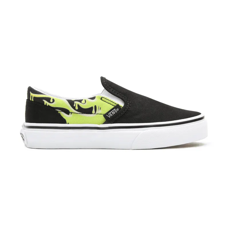 VANS Slime Flame Classic Slip-on Kinderschoenen Zwart (VN0A4BUT31M)