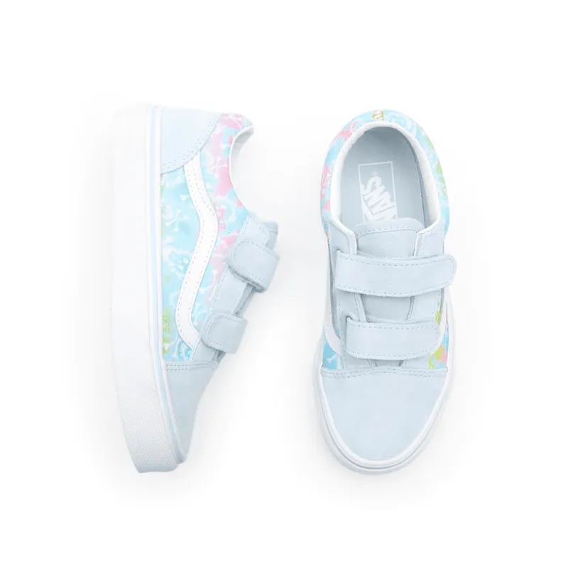 VANS Tie Dye Old Skool V Kinderschoenen Blauw (VN0A4BUV3U9)