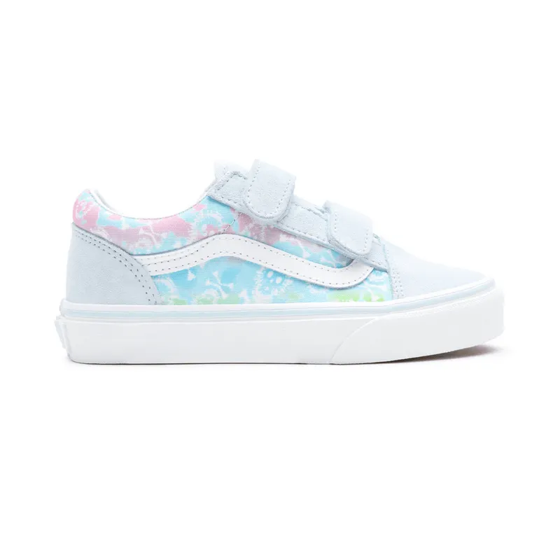 VANS Tie Dye Old Skool V Kinderschoenen Blauw (VN0A4BUV3U9)