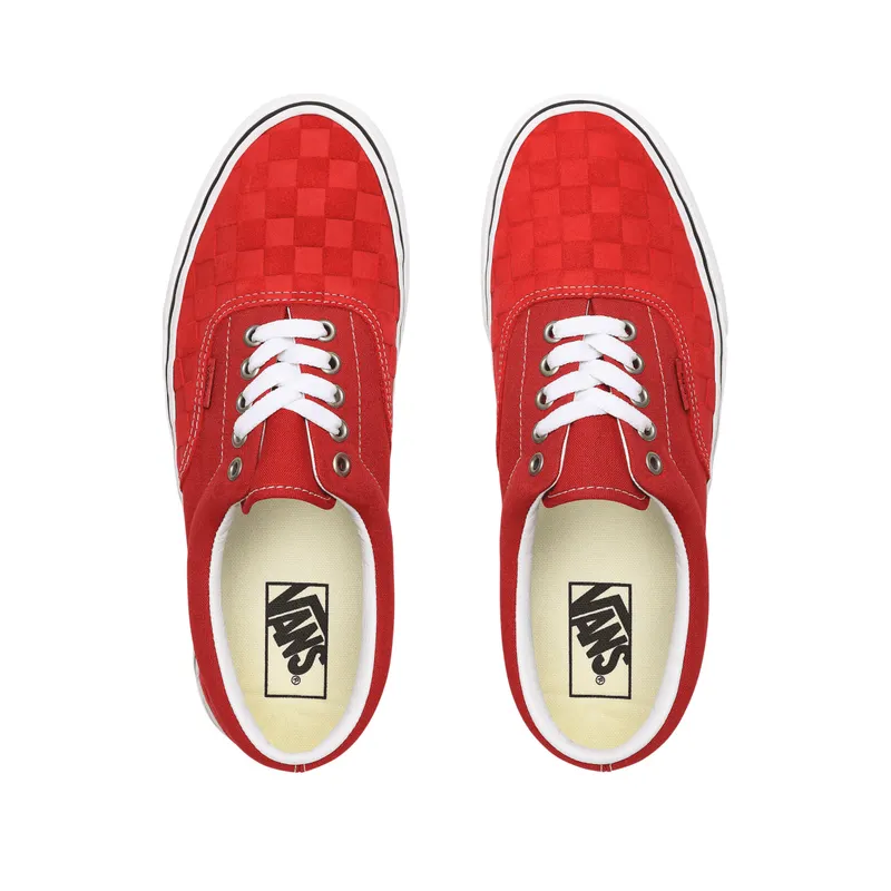 VANS Deboss Checkerboard Era Rood (VN0A4U39WJ2)