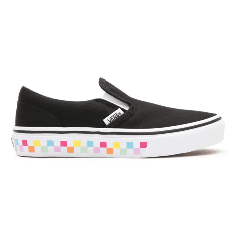 VANS Checkerboard Classic Slip-on Kinderschoenen Zwart (VN0A4UH831K)