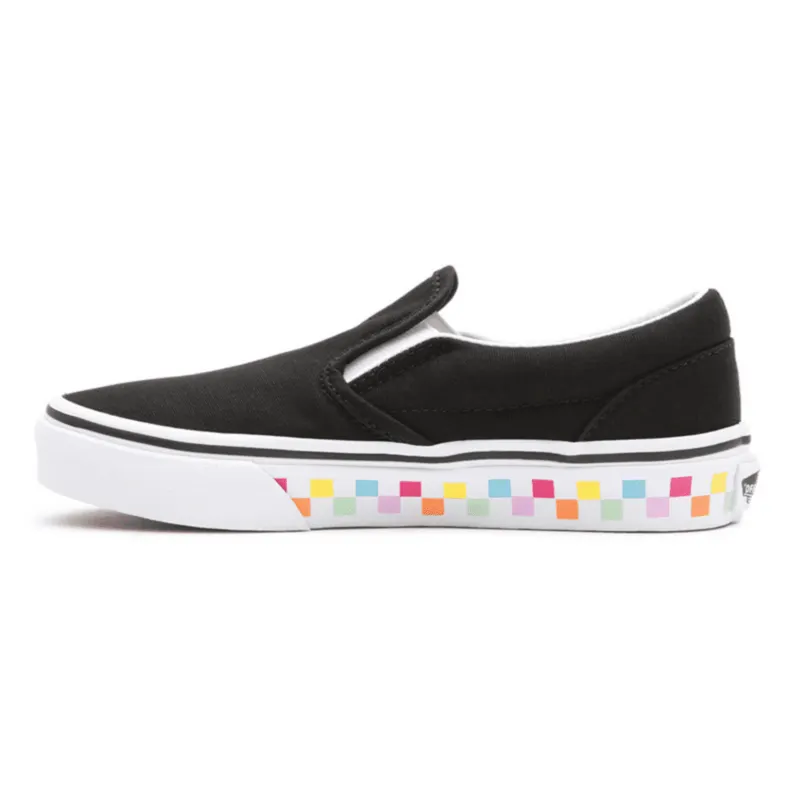 VANS Checkerboard Classic Slip-on Kinderschoenen Zwart (VN0A4UH831K)