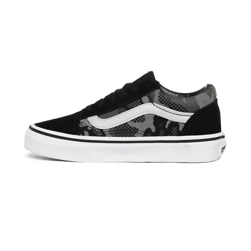 VANS Patroon Camo Old Skool Kinderschoenen Zwart (VN0A4UHZ0GS)