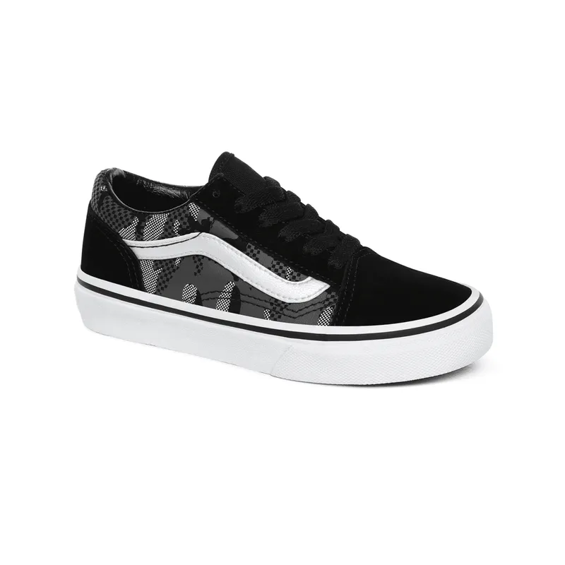 VANS Patroon Camo Old Skool Kinderschoenen Zwart (VN0A4UHZ0GS)