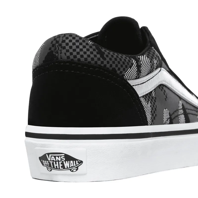 VANS Patroon Camo Old Skool Kinderschoenen Zwart (VN0A4UHZ0GS)