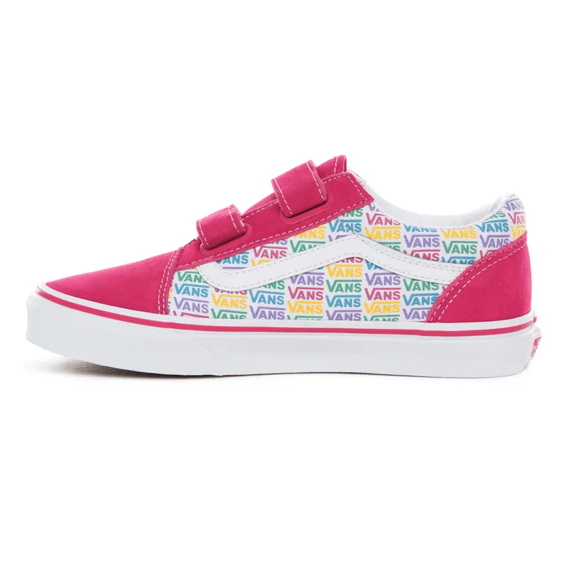 VANS Rainbow Vans Old Skool V Kinderschoenen Roze (VN0A4UI10GW)