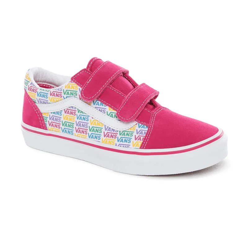 VANS Rainbow Vans Old Skool V Kinderschoenen Roze (VN0A4UI10GW)
