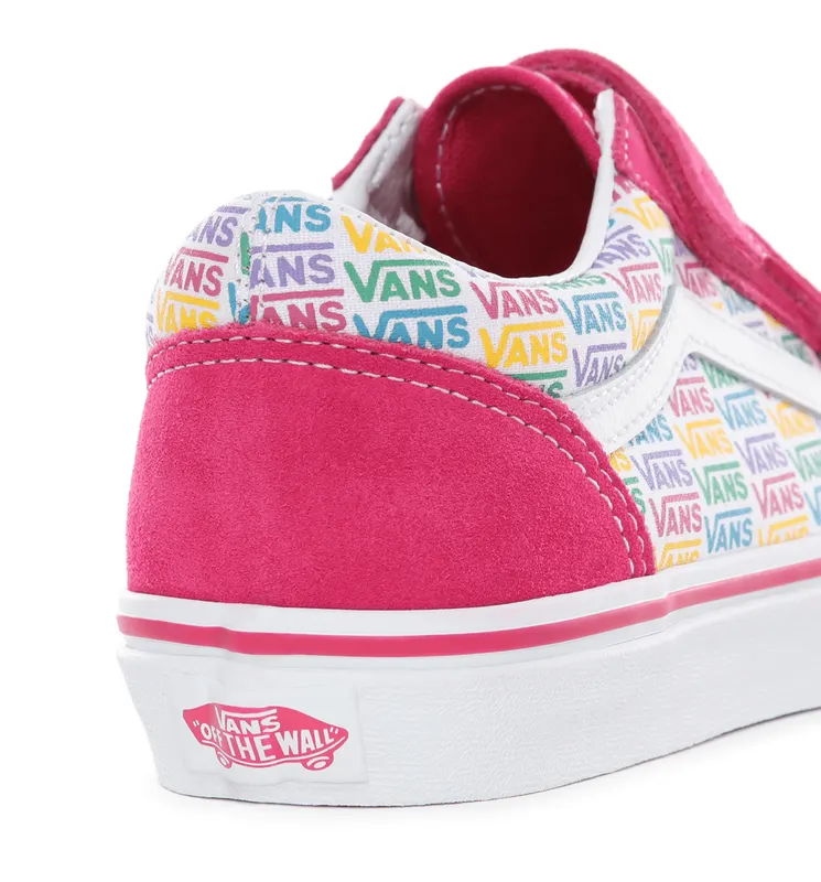 VANS Rainbow Vans Old Skool V Kinderschoenen Roze (VN0A4UI10GW)