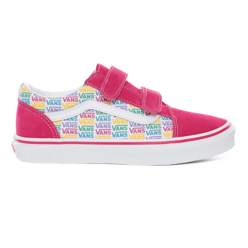 VANS Rainbow Vans Old Skool V Kinderschoenen Roze (VN0A4UI10GW)