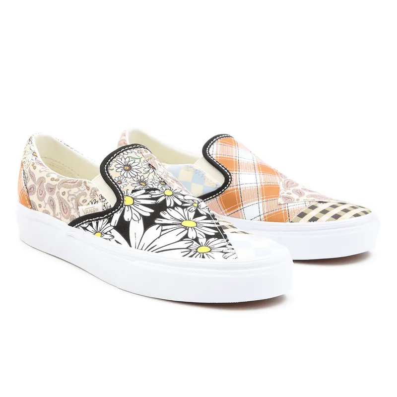 VANS Meadow Patchwork Classic Slip-on Wit (VN0A5AO8420)