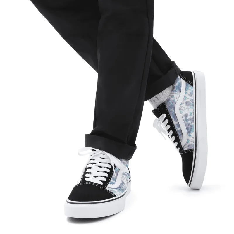 VANS English Lavender Tie Dye Old Skool Zwart (VN0A5AO96GF)