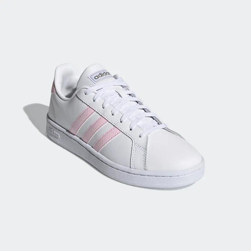 adidas Grand Court Cloud White / Clear Pink / Dove Grey (FY8932)