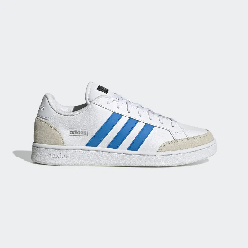 adidas Grand Court SE Cloud White / Blue Rush / Aluminium (GW8042)