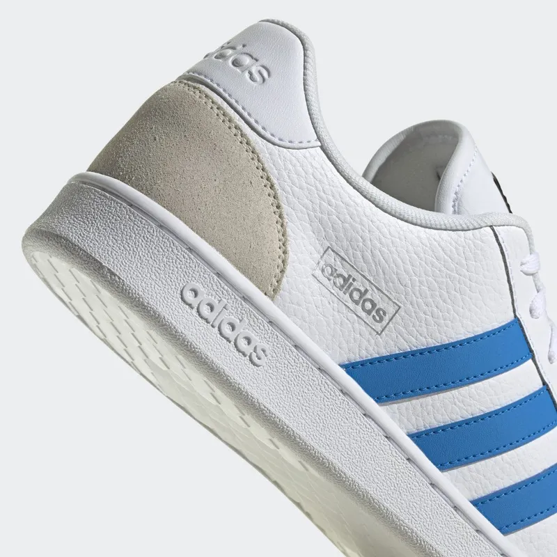 adidas Grand Court SE Cloud White / Blue Rush / Aluminium (GW8042)