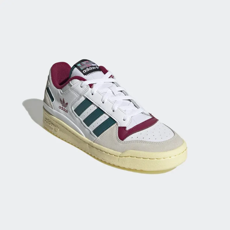 adidas Forum Low CL Cloud White / Legacy Teal / Legacy Burgundy (HQ6874)