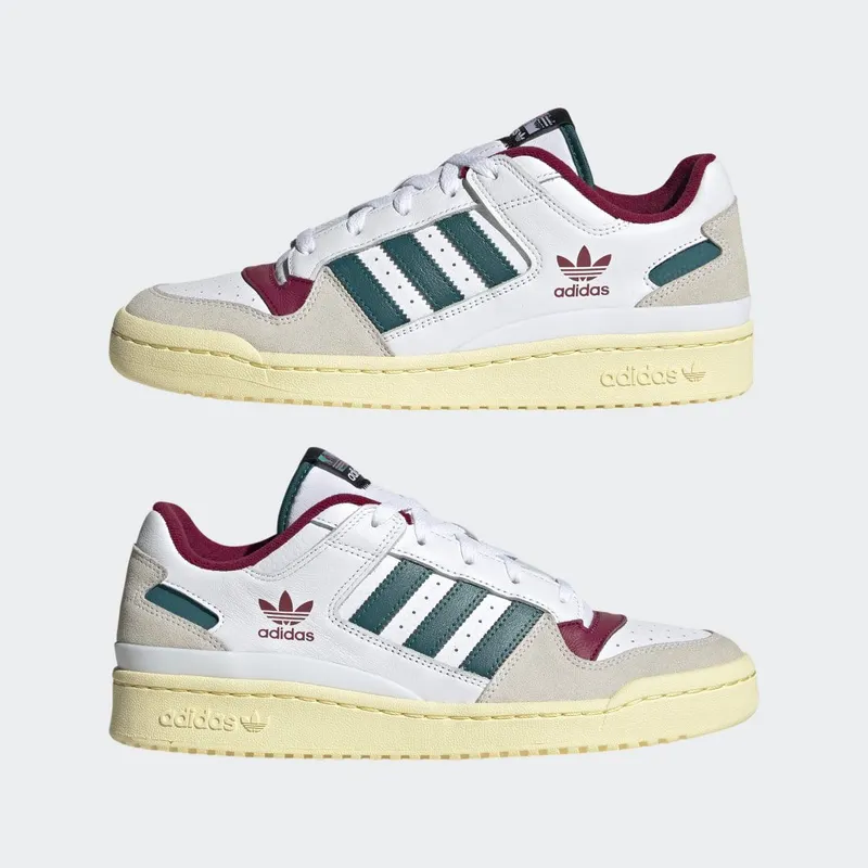 adidas Forum Low CL Cloud White / Legacy Teal / Legacy Burgundy (HQ6874)