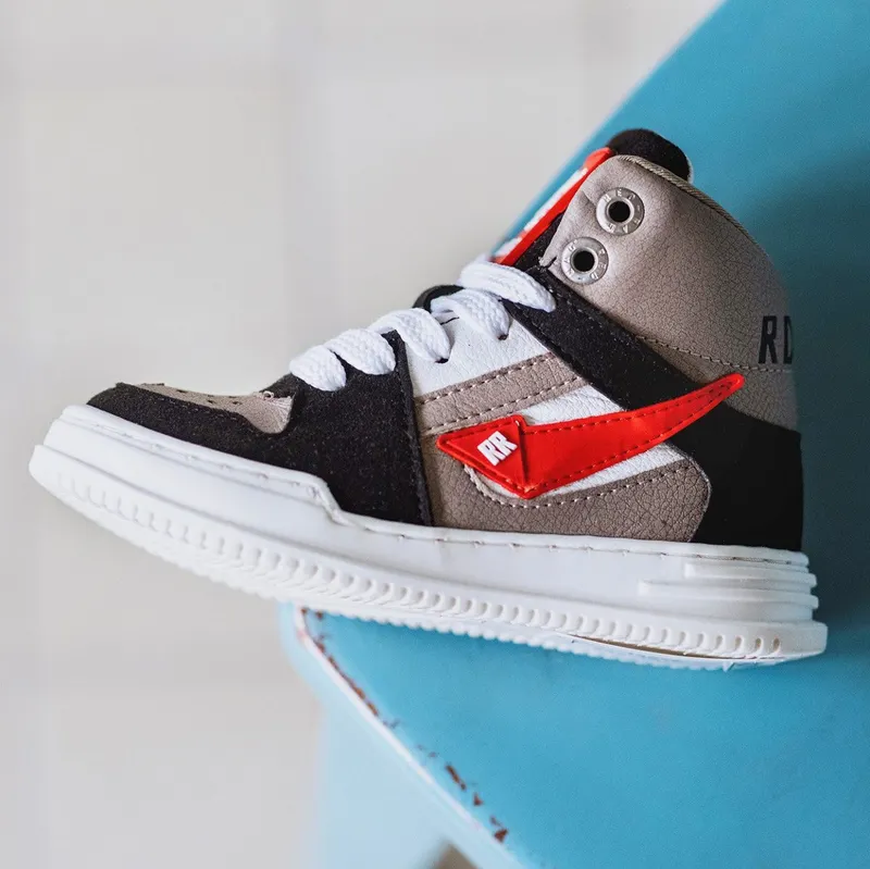 Red-Rag Sneakers Grijs / Wit / Zwart (13575-232)