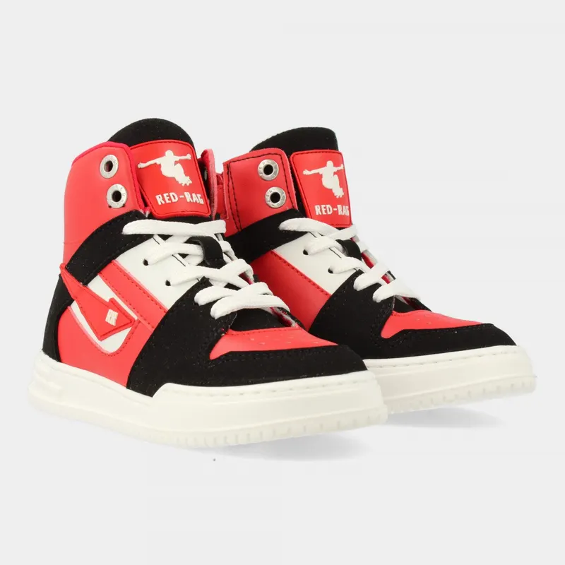 Red-Rag Sneakers Rood / Wit / Zwart (13575-422)
