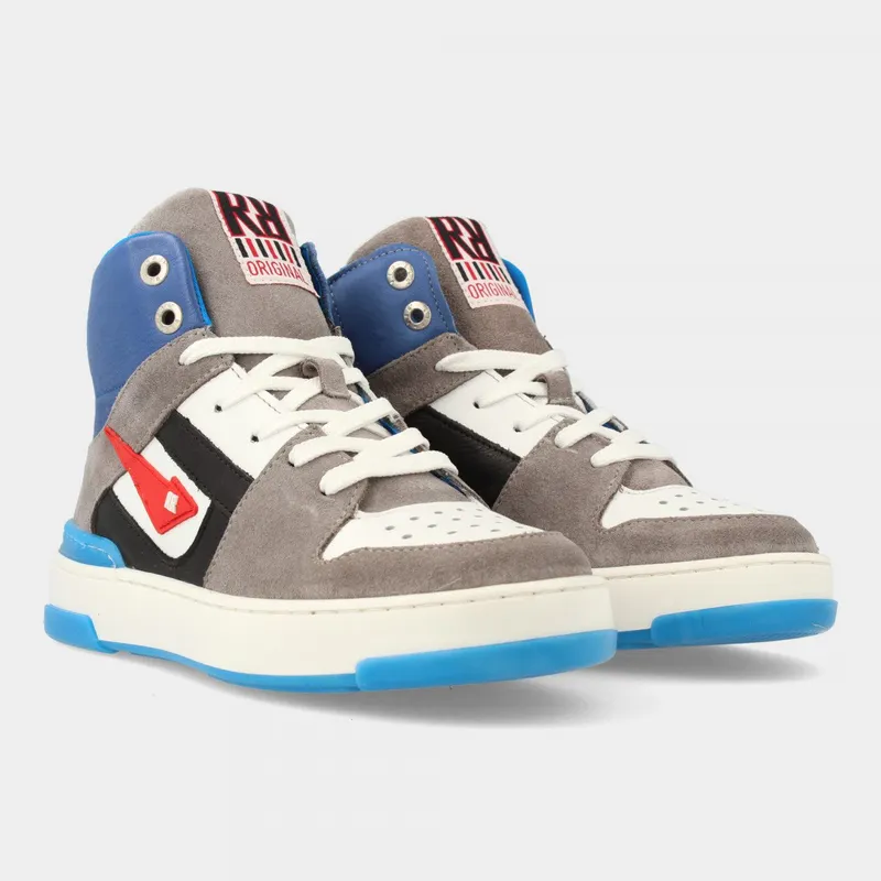 Red-Rag Sneakers Blauw / Grijs / Wit / Zwart (13611-623)