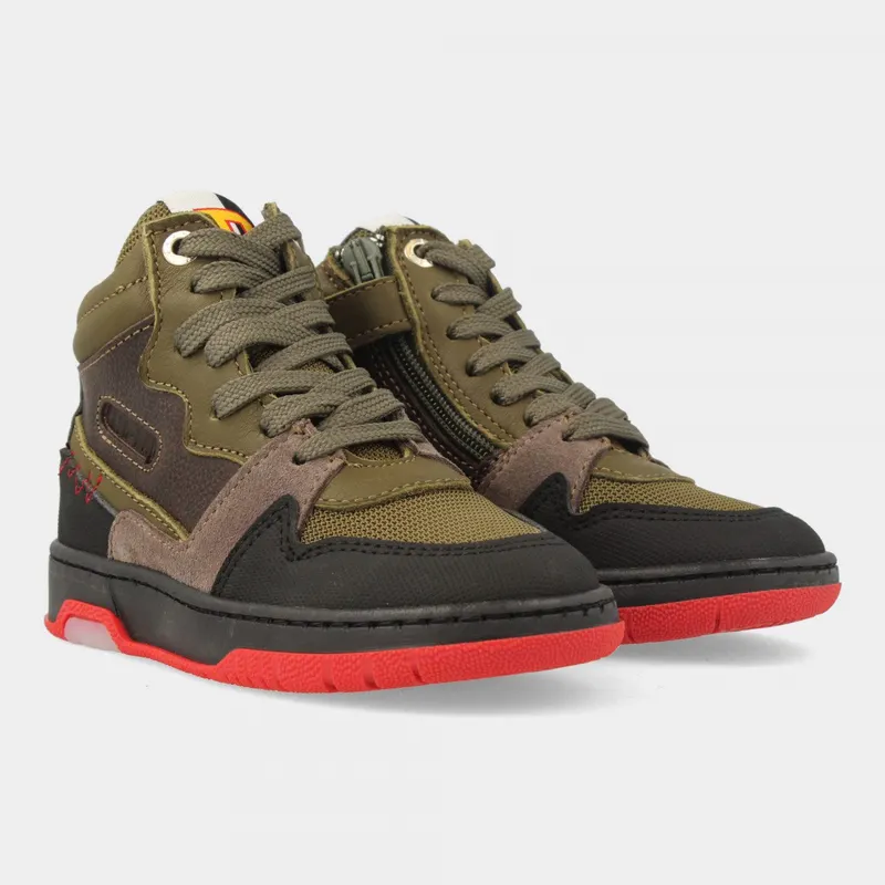 Red-Rag Sneakers Groen / Zwart (13625-559)