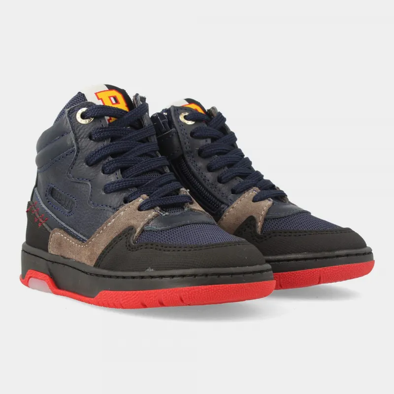 Red-Rag Sneakers Blauw / Zwart (13625-639)