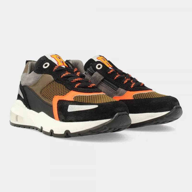 Red-Rag Sneakers Groen / Oranje / Zwart (13667-559)