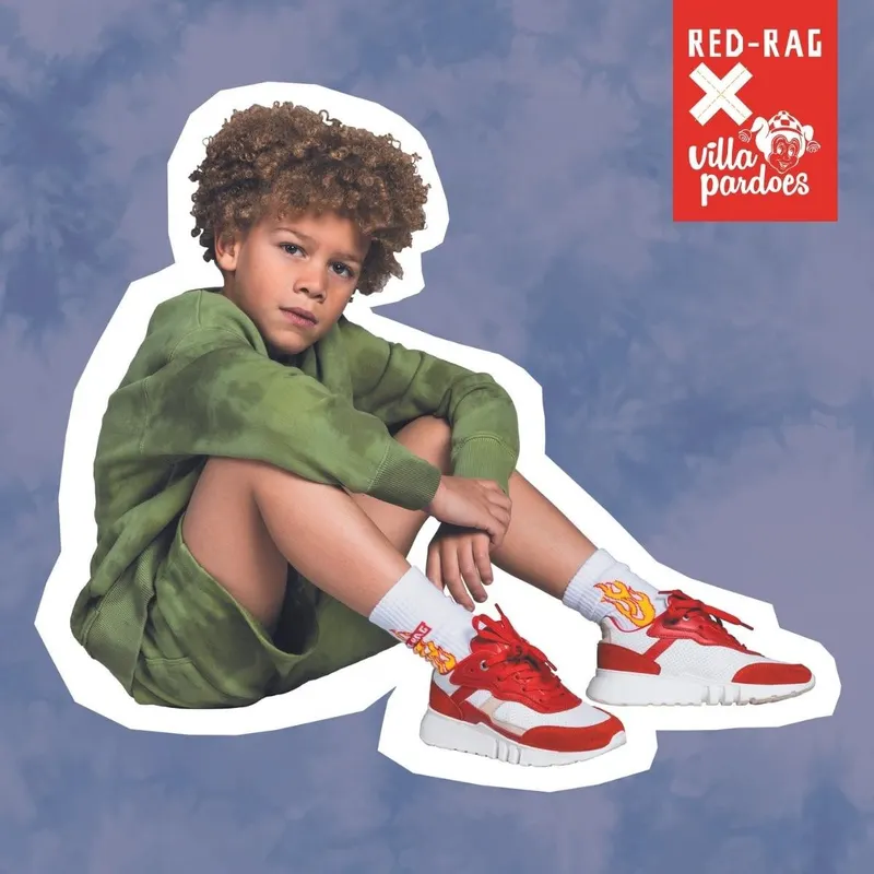 Red-Rag Sneakers Rood / Wit (13613-499)
