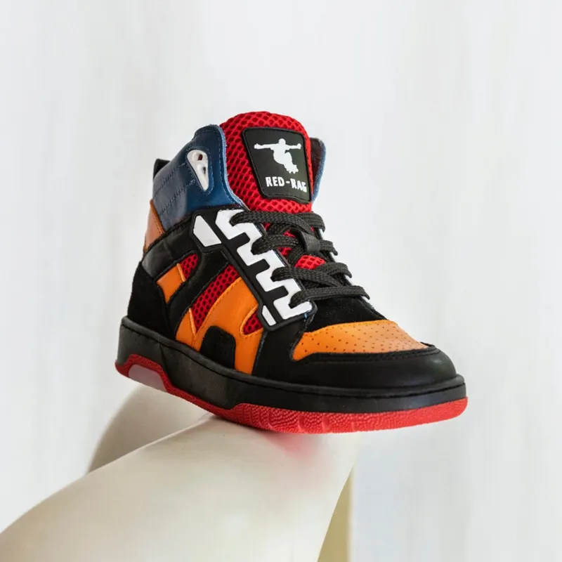 Red-Rag Sneakers Blauw / Oranje / Rood / Zwart (13679-369)