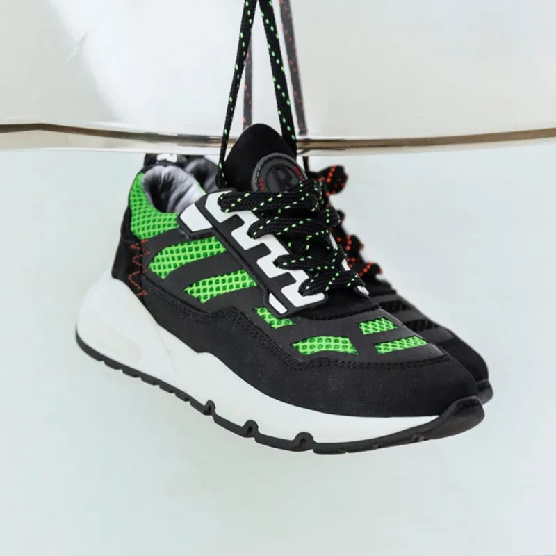 Red-Rag Sneakers Groen / Zwart (13669-529)
