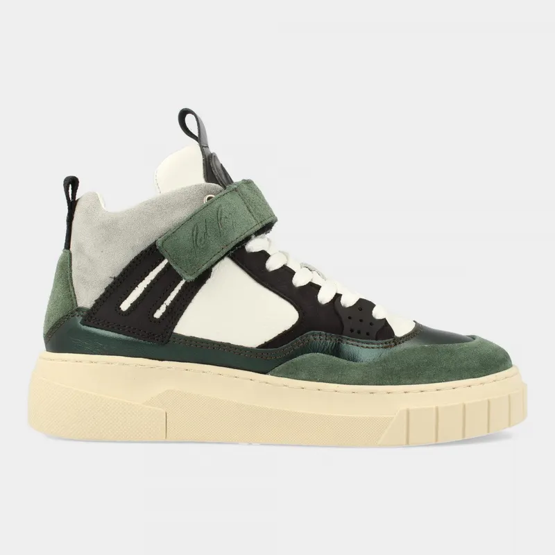Red-Rag Sneakers Grijs / Groen / Wit / Zwart (71538-599)