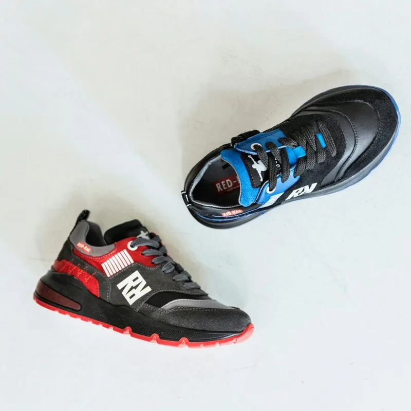 Red-Rag Sneakers Blauw / Zwart (13681-929)