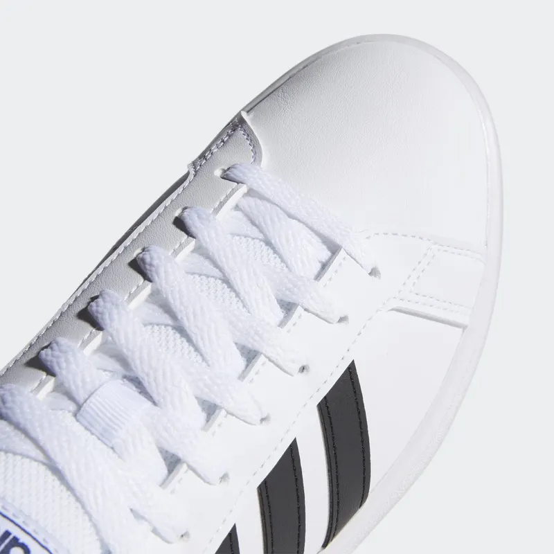adidas Grand Court Base Cloud White / Core Black / Dark Blue (EE7904)