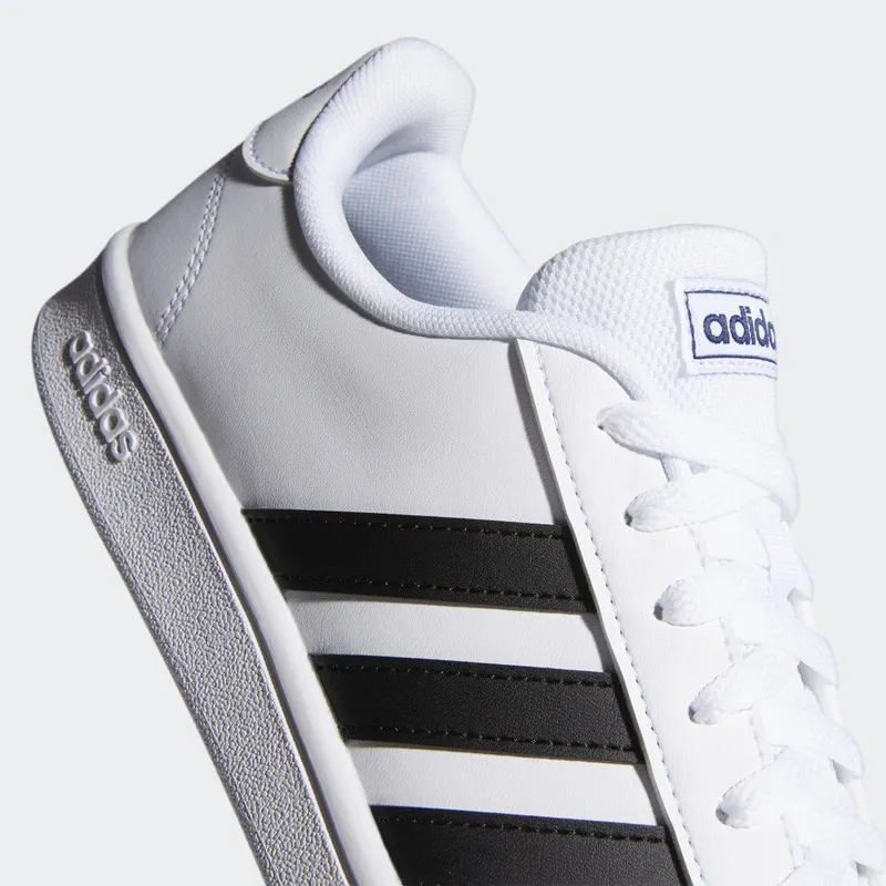adidas Grand Court Base Cloud White / Core Black / Dark Blue (EE7904)