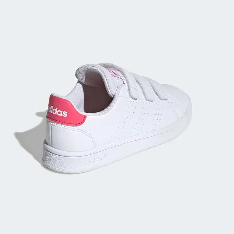 adidas Advantage Cloud White / Real Pink / Cloud White (EF0221)