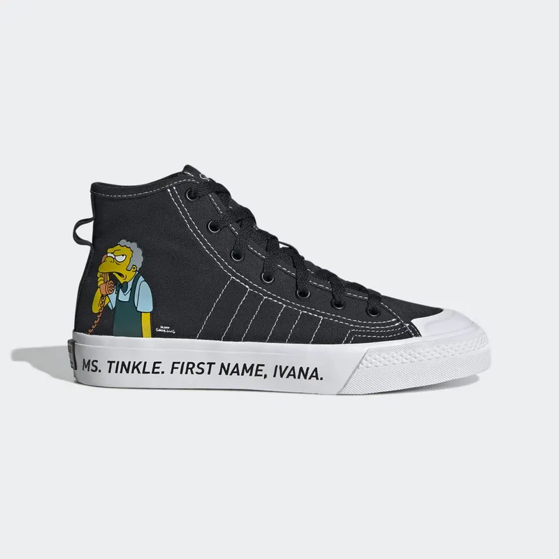 adidas Nizza Hi RF Core Black / Core Black / Cloud White (GZ3538)