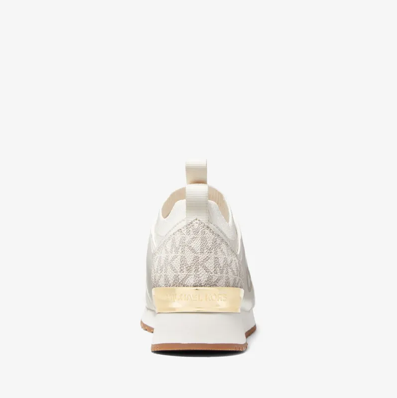 Michael Kors MK Dash Mixed-Media Trainer – Cream (43F2DAFS1D-0141)