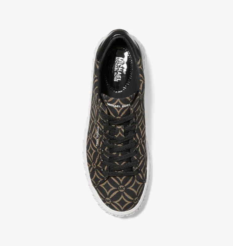 Michael Kors MK Grove Logo Jacquard Sneaker – Husk Multi (43F2GVFS1Y-8179)