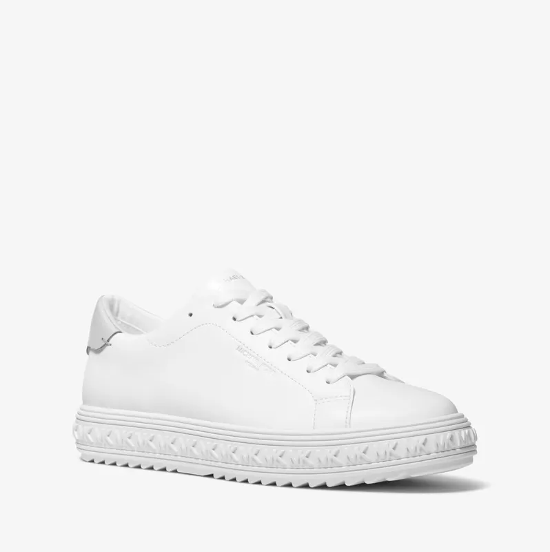 Michael Kors MK Grove Leather Sneaker – Optic White (43F2GVFS7L-1999)