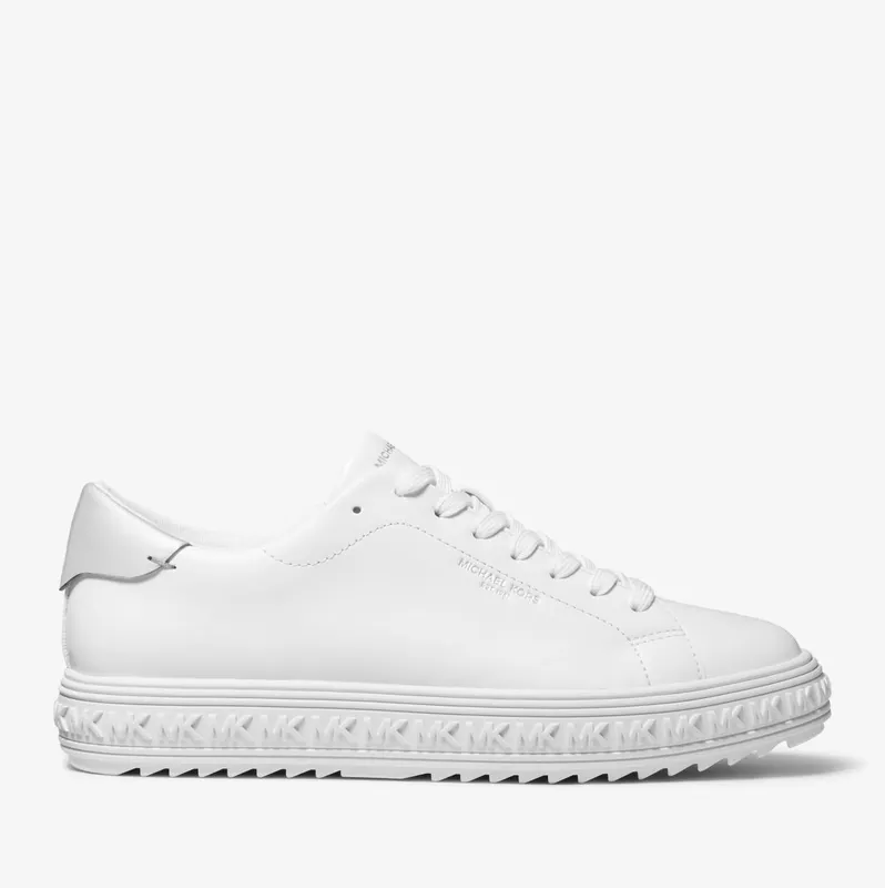 Michael Kors MK Grove Leather Sneaker – Optic White (43F2GVFS7L-1999)